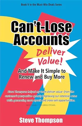 Cover of CAN’T-LOSE ACCOUNTS by Steve Thompson