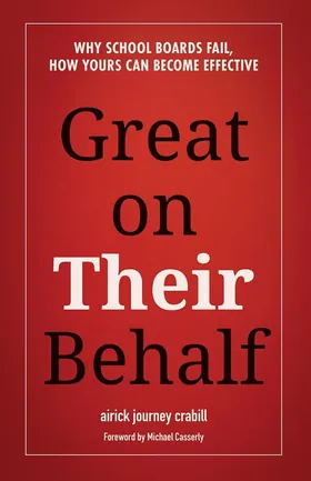 Cover of Great on Their Behalf by AJ Crabill