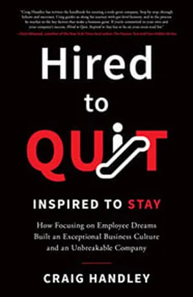 Cover of Hired to Quit, Inspired to Stay by Craig Handley