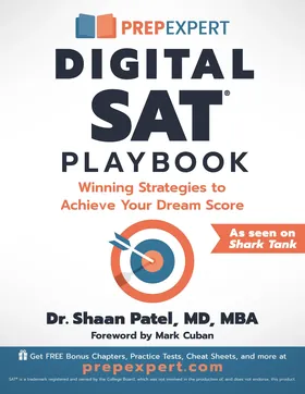 Cover of Prep Expert Digital SAT Playbook by Shaan Patel